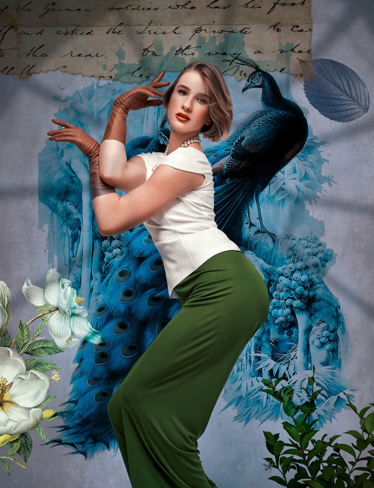 Fine art photography inspired by Art Nouveau